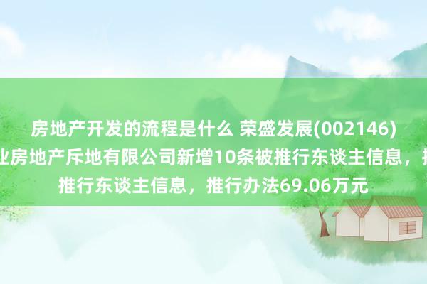 房地产开发的流程是什么 荣盛发展(002146)控股的蚌埠荣广宽业房地产斥地有限公司新增10条被推行东谈主信息，推行办法69.06万元