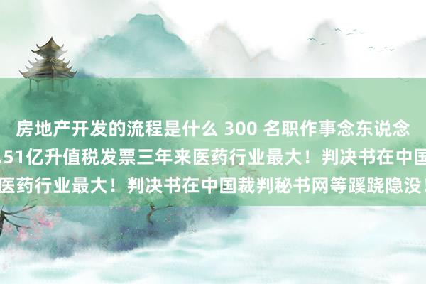 房地产开发的流程是什么 300 名职作事念东说念主头！皆鲁制药虚开 13.51亿升值税发票三年来医药行业最大！判决书在中国裁判秘书网等蹊跷隐没！